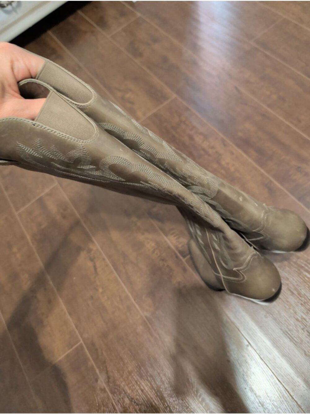 NEW Jeffrey Campbell Finn Tall Western Boots Festival Cowgirl Cottagecore 9.5 - Picture 5 of 10
